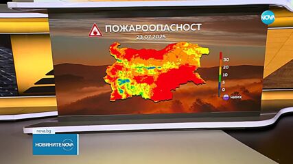 Оранжев код за жега в цялата страна