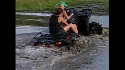 hot wife on 800 polaris