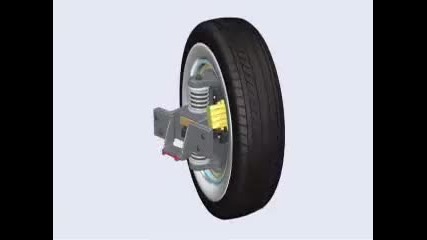 Electric Car in - wheel motor Siemens ecorner 