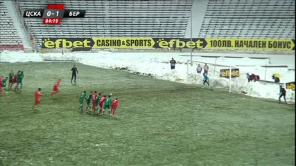 Цска 0 - 1 Берое ( 07/03/2015 )