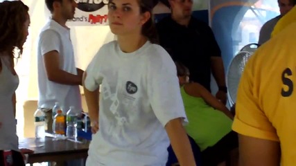Miranda Cosgrove signing autographs at Mega Jam 2010 