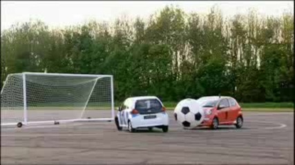 Top Gear Футбол с коли