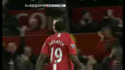 Manchester United 2 - 1 Tottenham Hotspur(berbatov Goal) 36.avi