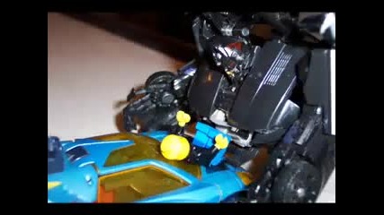 Transformers Movie - - Sam Meets Barricade Scene - - Stopmotion