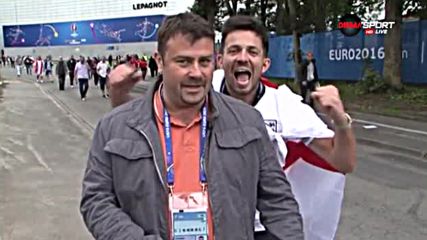 Английските фенове избраха да лудуват пред бг-камера