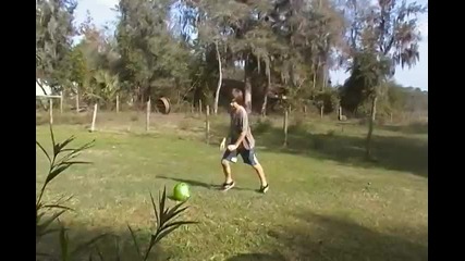 girl hits guy in balls!!