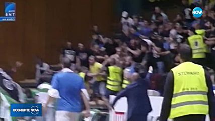 Прекратиха баскетболния мач между „Левски Лукойл” -„Балкан”