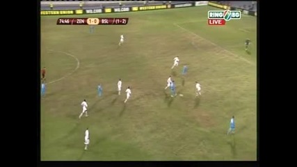 „Зенит” смаза „Базел”, но победи само с 1:0 и се сбогува с Лига Европа