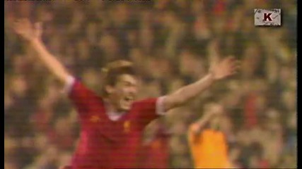 Liverpool - Robbie Fowler,kenny Dalglish,steven Gerrard,fernando Torres (goals)