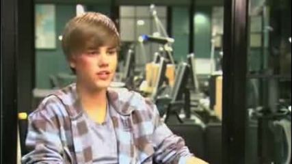 Justin Bieber behind the scenes with Csi!
