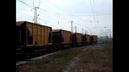 43 xxx с Товарен Влак навлиза в Гара Илиянци