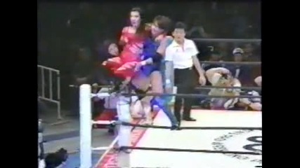 Manami Toyota & Toshiyo Yamada vs. Dynamite Kansai & Mayumi (12.06.1993) Част 3/3