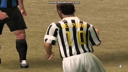 Мача Juventus - Inter 3:0 1-во полувреме