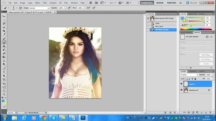 Как да си сменим цвета на косата на една картинка с Photoshop Cs5