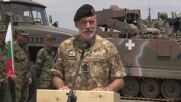Джузепе Каво Драгоне посети учебния полигон "Ново село"