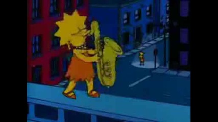 Барт Симпсън и неговият клас танцува на песента на Шон Майкалс сърце разбивача 