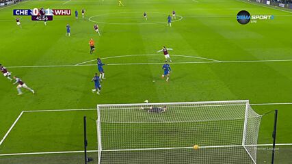 Челси - Уест Хем 0:1 /първо полувреме/