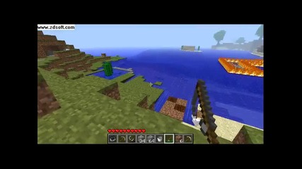 Minecraft ep.2 - Как да си направим въдица и как да я използваме