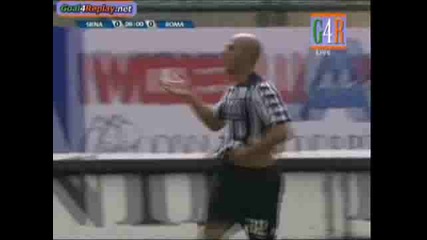 13.09.09 Сиена 1:0 Рома Макароне Гол