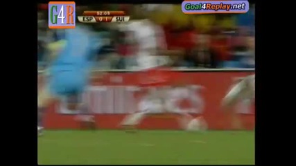 16.06.2010 Испания - Швейцария 0:1 Гол на Фернандес - Мондиал 2010 Юар 
