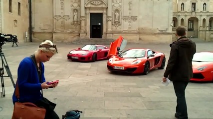 Top Gear shooting in Lecce - Italy