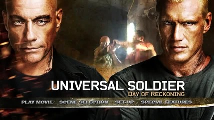 Готина D V D меню на супер якия филм Универсален Войник: Ден на Разплатата (2012)