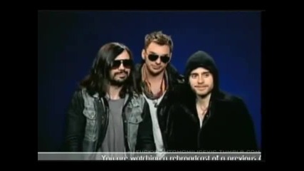 30 Seconds To Mars Ap Interview Part 1 