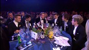 Превод!!! One Direction Chat To James Corden At Their Table _ Brits 2013