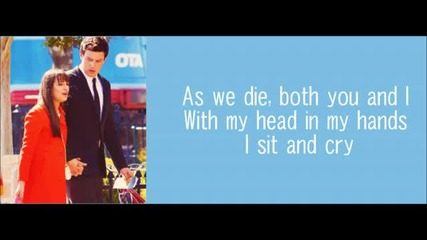 Glee - Don't speak (lyrics)