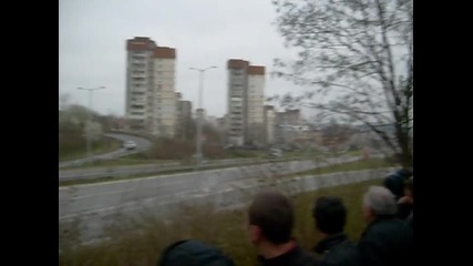 писта Търново 2010 - завъртане на Кoртелов