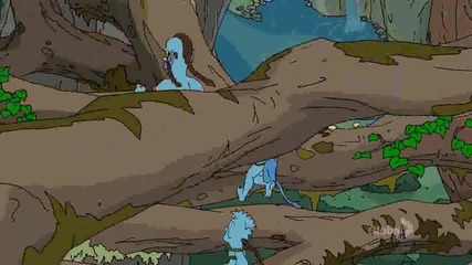 The Simpsons интро видео в стил Аватар 