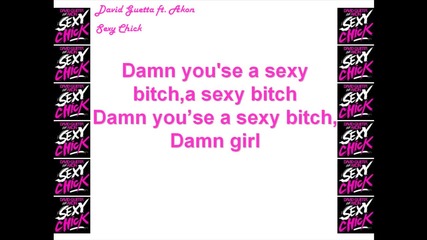 David Guetta ft Akon - Sexy Chick [ Lyrics ]