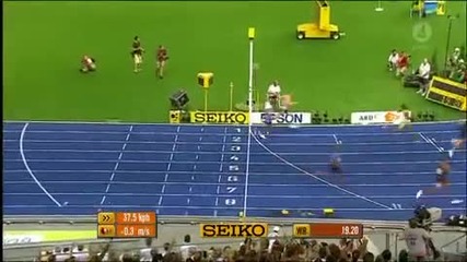 Usain Bolt 200 метра в Берлин 2009 