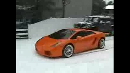 Lamborghini В Сняг