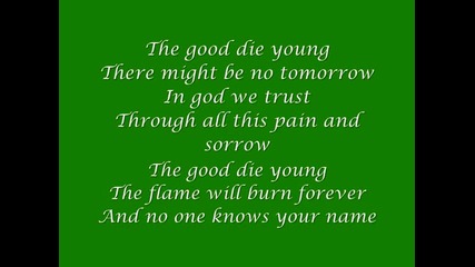Scorpions - The good die young +text 