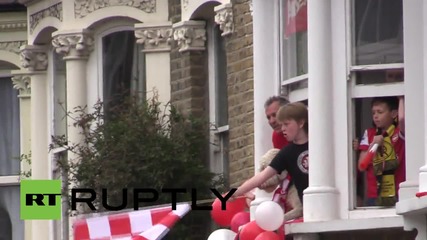 UK: Arsenal players revel in FA Cup victory, taking home trophy for TWELTH time