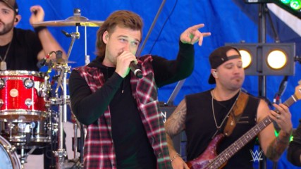 Morgan Wallen sings "Happy Hour" during WWE Tribute to the Troops: WWE Tribute to the Troops, Dec. 20, 2018