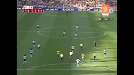 Argentina 0 - 3 Brazil (kaka Vs Messi) 