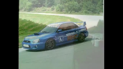 Audi Coupe kill Subaru Impreza Sti 