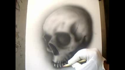 Airbrush for beginners how to airbrush a skull 