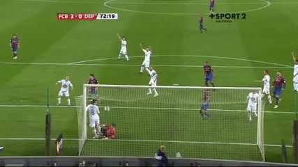 Barcelona 3 vs 0 Deportivo 14/04/10 [ All Goals]