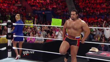 Jack Swagger defends America against Rusev: Raw, June 30, 2014