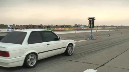Bmw E30 345i Turbo vs Bmw E30 [m5] drag