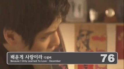 [100 - 51] 2010 K - Pop Digital Chart Top 100