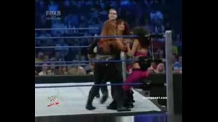 The Bella Twins Vs. Victoria & Natalya [11.21.08]