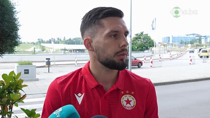 Иван Турицов преди заминаването на ЦСКА за Австрия