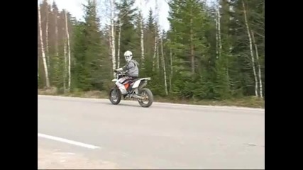 Ktm Exc 125 stunt 