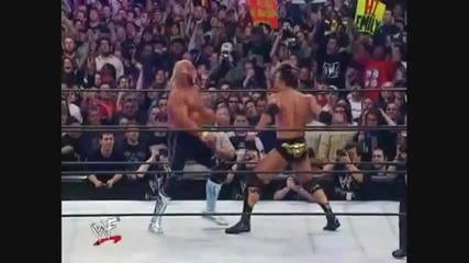 Wwe Wrestlemania X8 Real Finish to Hulk Hogan Vs Rock __hogan Wins__
