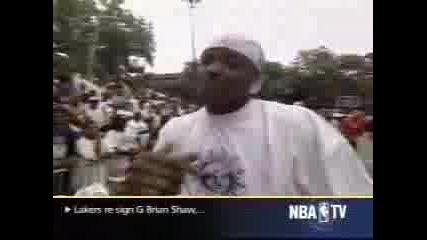 And1 & Kobe Bryant At Rucker Park