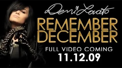 Demi Lovato - Remember December Official Music Video Sneak Peek #2 